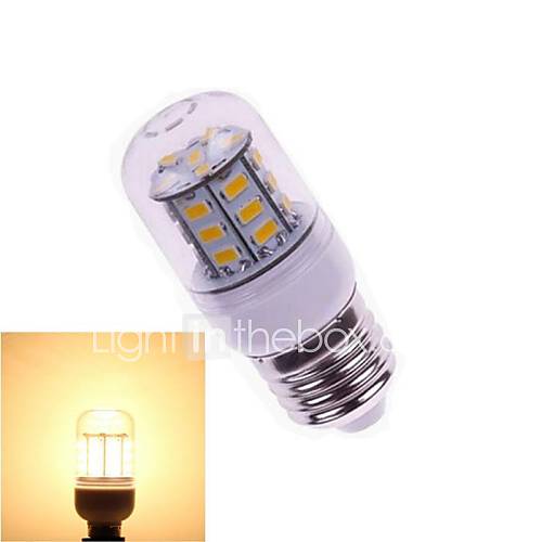 Image de 3W E26/E27 Ampoules MaÃ¯s LED T 27 SMD 5730 200-300 lm Blanc Chaud 2800-3500 K DC 24 V