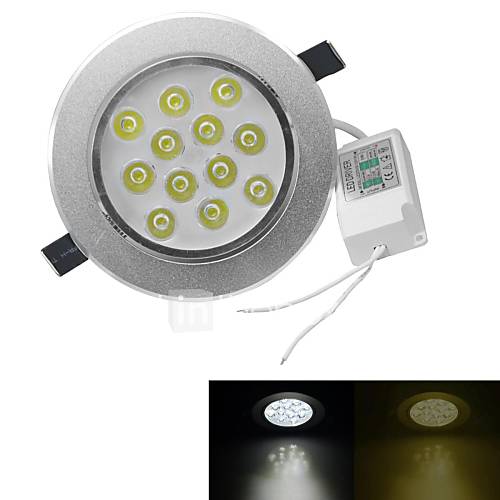 Image de 12 LED Haute Puissance 1080-1200lm lm Blanc Chaud Blanc Froid 3000-3200K/6000-6500K K IntensitÃ© RÃ©glable AC 100-240 V