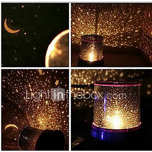 Wedding Décor Starry Night Sky Projector Colorful LED Night Light (AC