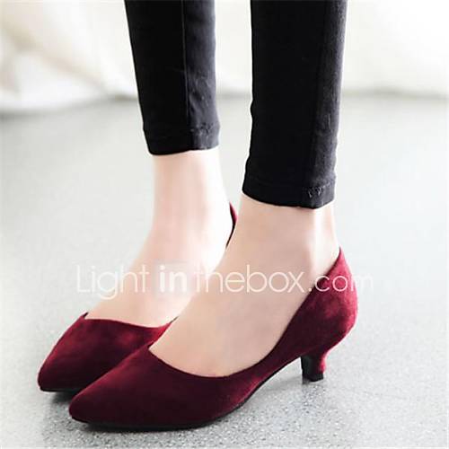 Women's Shoes Low Heel Heels/Pointed Toe Pumps/Heels Dress Black/Blue