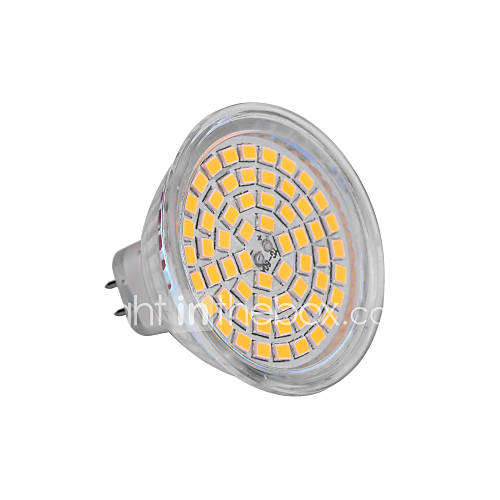 Image de 5W GU5.3(MR16) Spot LED MR16 60 SMD 2835 350-400 lm Blanc Chaud Blanc Froid 2800-3200/6000-6500 K DC 12 V