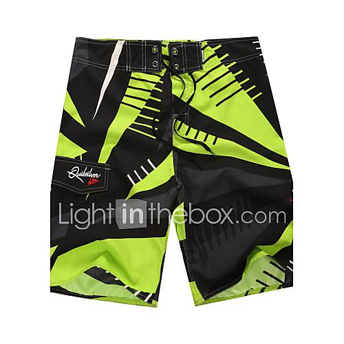 Short de Baño De los hombres Floral - Poliéster Short de Baño De los hombres Floral - Poliéster