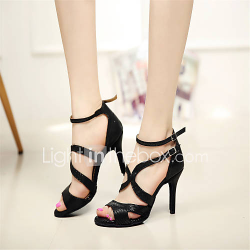 Chaussures à Talons Aspect Verre Pour Femme - Chaussures De