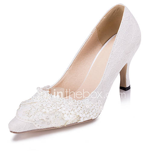 pointed ivory heels