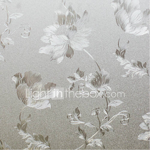 Image de A fleurs Rustique Film de FenÃªtre,PVC/Vinyl MatÃ©riel DÃ©coration de fenÃªtre