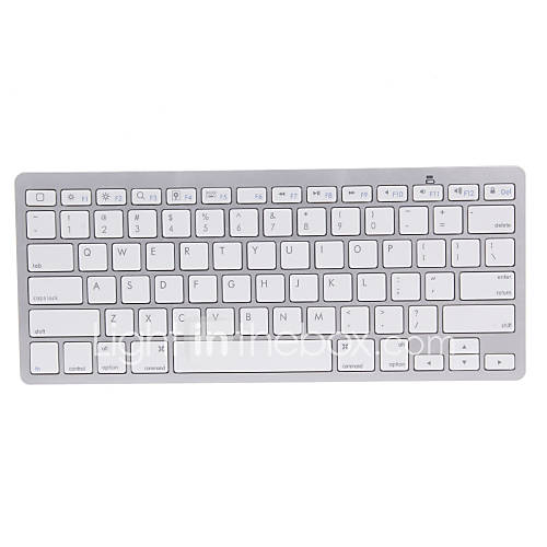 BKB800 Ultrathin Wireless Bluetooth V2.0 78key Keyboard White