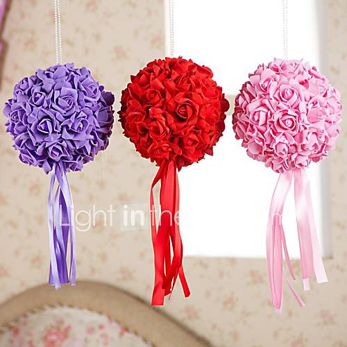 Image de 1 Une succursale Mousse de polystyrÃ¨ne Roses Fleur de Table Fleurs artificielles #(15cm)