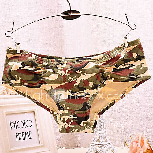 Women Cotton Camouflage Briefs Panties With Dog 3206972 2016 6.65