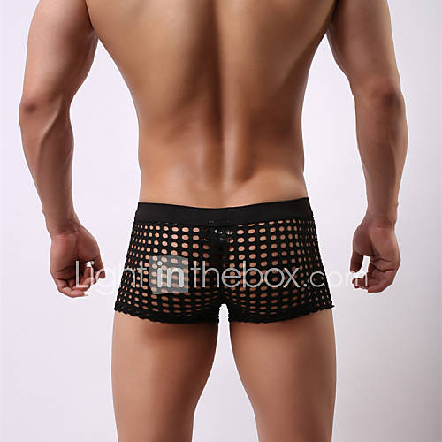 Image de blanc / vert / noir maillage sous-vÃªtements masculins, sexy