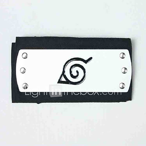 Image de Bijoux / Casque InspirÃ© par Naruto Naruto Uzumaki Anime Accessoires de Cosplay Casque Noir Alliage / TÃ©rylÃ¨ne Masculin