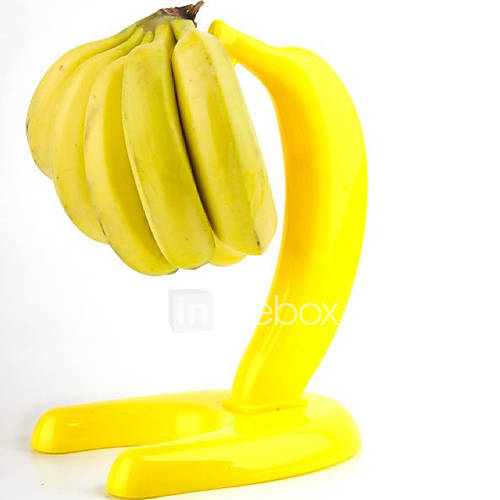 Plastic Banana Shape Banana Hook Holder Free Standing Rack Kitchen Food Storage