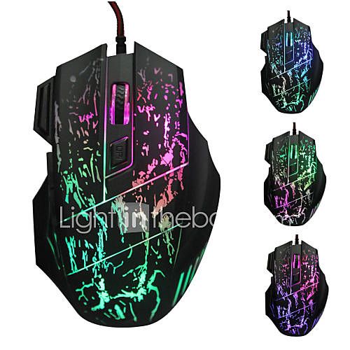 Image de 2015 nouvelle dpi 7 bouton arrivÃ©e 5500 a conduit optique souris de jeu USB filaire souris d'ordinateur souris de jeu pour les