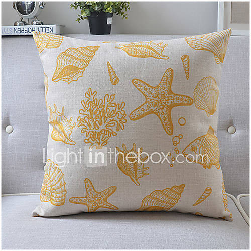 Modern Style Sea Life Cotton/Linen Decorative Pillow Cover 3765012 2016 ? $10.49