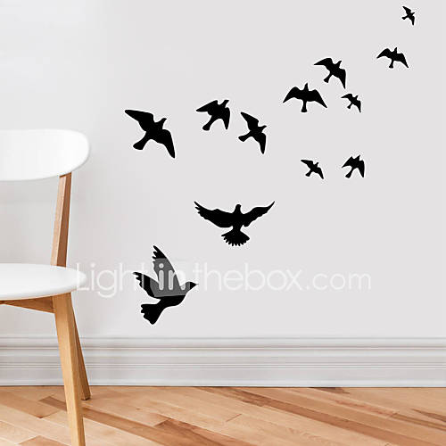 Image de Animaux Stickers muraux Stickers avion Stickers muraux dÃ©coratifs,Vinyle MatÃ©riel Amovible Repositionable DÃ©coration d'intÃ©rieurCalque