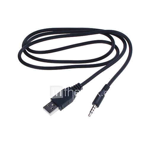 Image de 3.5mm mÃ¢le Ã  tÃ©lÃ©cabine aux audio USB mÃ¢le (100cm)