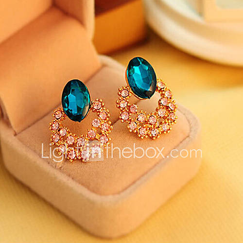 Image de Boucle - en Alliage / Zircon Cubique - Vintage / Mignon / SoirÃ©e / Travail - Boucle d'Oreille ElÃ©gante