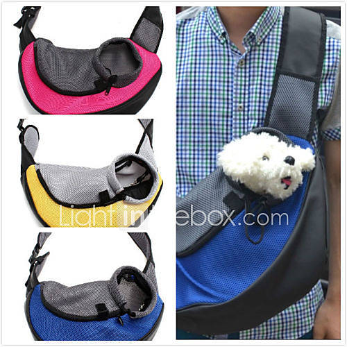 Image de Chat Chien Sac de transport Sac Ã  dos avant Animaux de Compagnie Paniers Portable Respirable Jaune Rouge Vert Bleu