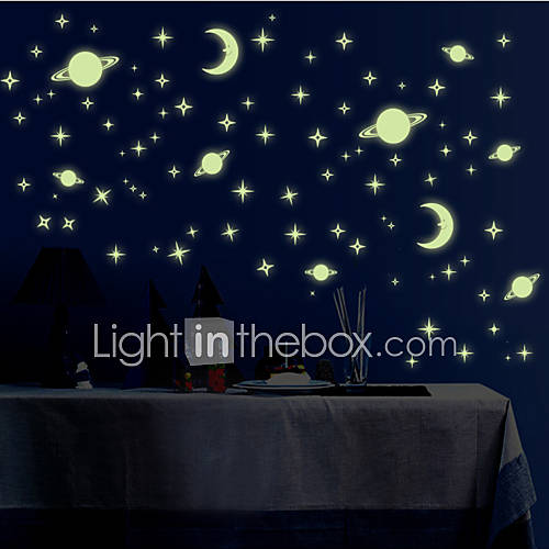 Image de Animaux Bande dessinÃ©e Romance Mode Paysage Forme Fantaisie Stickers muraux Stickers muraux lumineuxStickers muraux dÃ©coratifs Stickers