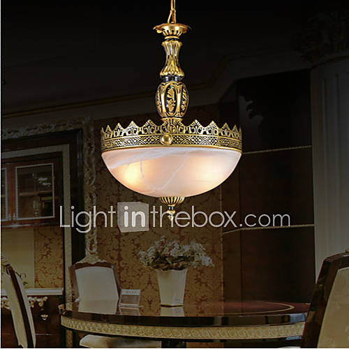 Traditional/Classic / Vintage / Retro Bronze Metal Pendant Lights