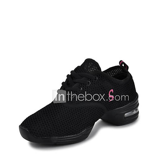 Image de Chaussures de danse(Jaune Rose) -Non Personnalisables-Talon Bottier-Similicuir-Baskets de Danse Salon