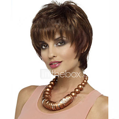 Short Hair Wigs White Women European Synthetic Black Women Wigs Short