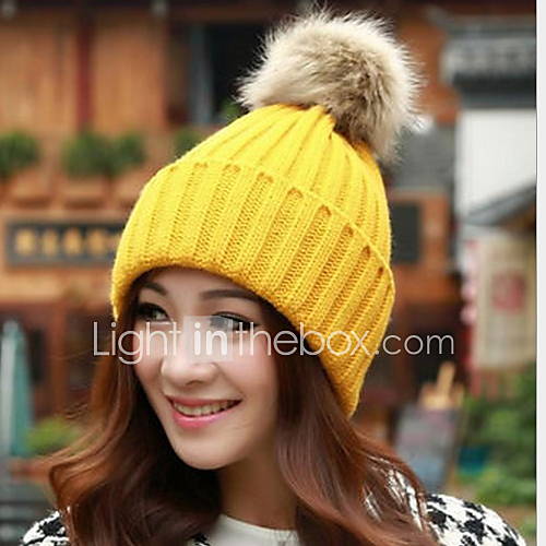 Image de Chapeau & Bonnet Mignon/SoirÃ©e/Travail/DÃ©contractÃ© Tricots Femme