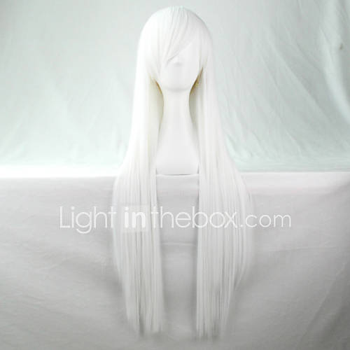 New Anime Cosplay White Long Straight Hair Wig 80cm 3840080 2017 2199 