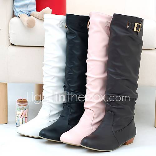 low heeled dress boots