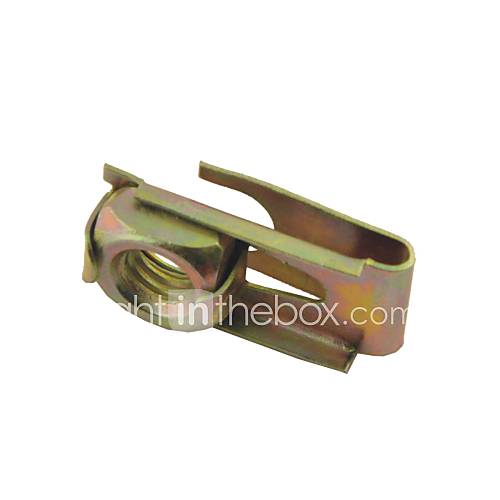 Image de 20pcs printemps plaque mÃ©tallique clips de type u accÃ©lÃ©rer Ã©crous M6 pour panneau de voiture fender