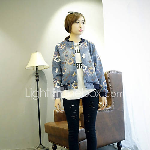 kasual wanita jaket denim lengan panjang sederhana 2016 21 99 kasual wanita jaket denim lengan panjang sederhana 2016 21 99
