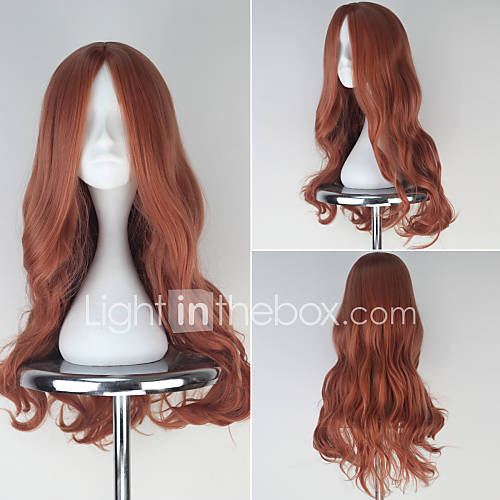 Cosplay Wigs Love Live Cosplay Orange Medium Anime Cosplay Wigs 63 CM