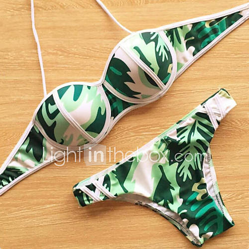 Women's New Arrival Print Halter Sexy Fashion Bikinis , Floral Push-up ...