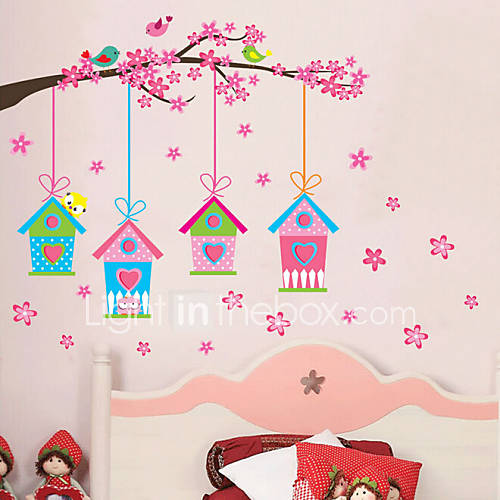 Creative Pink Birdcage Wall Stickers 4701750 2016 3.99