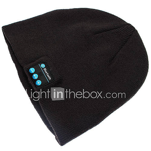 Image de chaud chapeau de bonnet sans fil bluetooth Casque d'Ã©coute bouchon intelligent parleur micro pour iPhone Sumsung tÃ©lÃ©phone portable