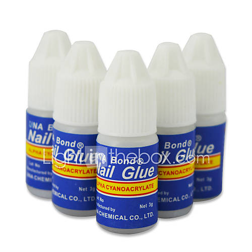 5PCS X 3g BYB Acrylic Art Nail Glue 533958 2016 3.99