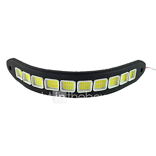 Image de 2pcs silicone flexible impermÃ©able Ã  l'eau 10 a conduit 10w Ã©pi 26cm 600lm lumiÃ¨re blanche conduit la lumiÃ¨re diurne (DC12V)