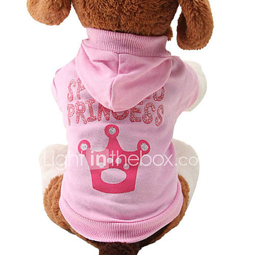 Image de Chat / Chien Pulls Ã  capuche Incanardin VÃªtements pour Chien Printemps/Automne Tiares & Couronnes Mignon / Mode