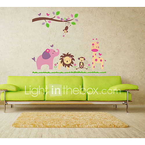 TV+For+Girls+Room ... Rooms Home Decoration PVC Animal TV Decal Girls Room Mural Art 4916892