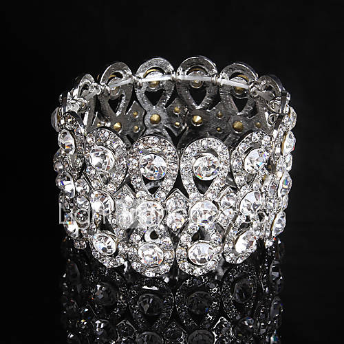 Image de Bracelet ChaÃ®ne / Bracelet Rond Alliage Strass Femme