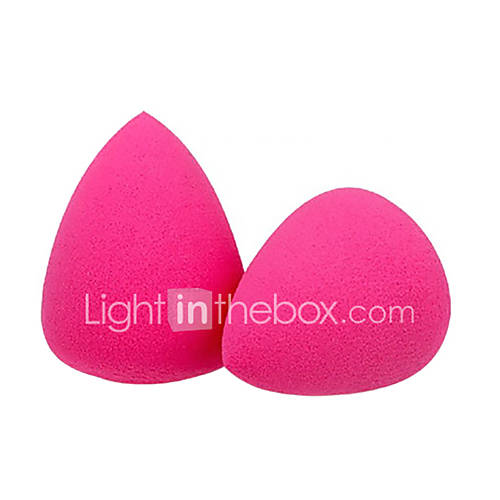 2 pcs Powder Puff/Beauty Blender Solid Microfiber Sponge Can Be Used
