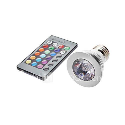 Image de 4W E26/E27 Spot LED MR16 1 350-450 lm RVB K CommandÃ©e Ã  Distance AC 85-265 V