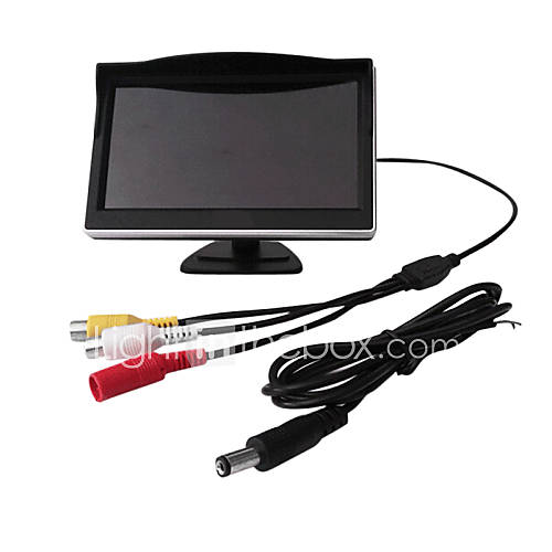 Image de 5 pouces 800x480 tft-lcd voiture rÃ©troviseur moniteur avec support camÃ©ra de recul sauvegarde de haute qualitÃ©
