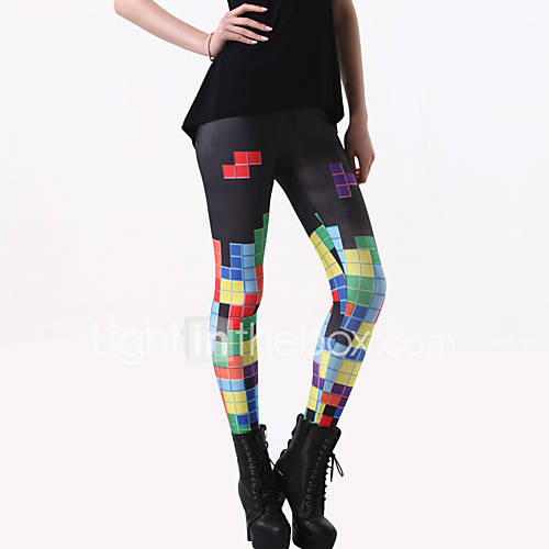 Women Print Legging,Polyester Medium 4992251 2016 9.99