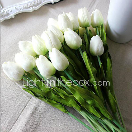 Image de 8.0 Une succursale PolyurÃ©thane Tulipes Fleur de Table Fleurs artificielles