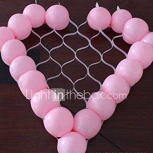Image de forme de coeur grille de ballon partie diy dÃ©coration d'anniversaire de mariage (pas contenir ballon)