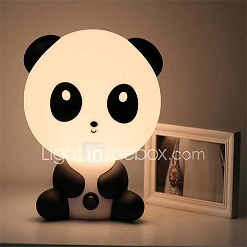 Image de assez mignon ours panda chambre bÃ©bÃ© lumiÃ¨re nuit cartoon animal lumiÃ¨re dormir chambre bureau lampe meilleure nuit de la lampe pour les