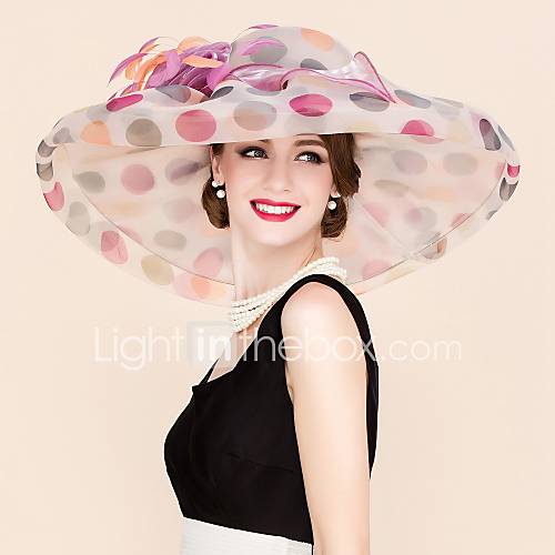 Women's Organza HeadpieceWedding / Special Occasion / Casual