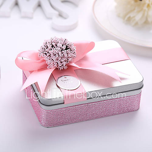 /Set Favor Holder-Cuboid Metal Wedding Favor Boxes Candy Gift Boxes ...