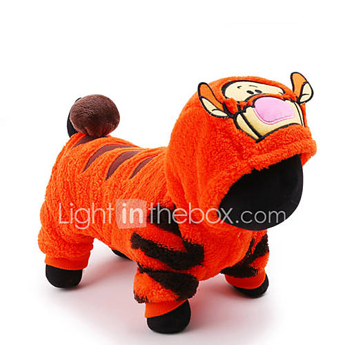 Image de Chat Chien Costume Combinaison-pantalon VÃªtements pour Chien Mignon Cosplay Vacances Dessin AnimÃ© Orange