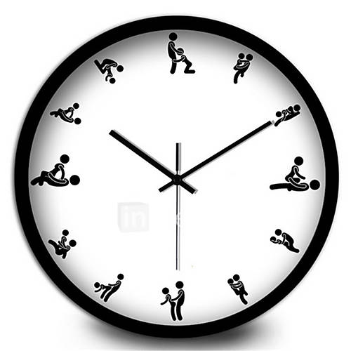 Sexy Adult Ml Home Decoration Living Room Bedroom Silent Wall Clock